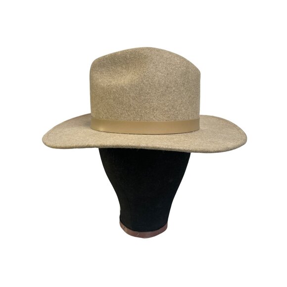 Lack of Color Australia THE MACK Hat Wool Fedora Light Tan Sz S/55 cm - Picture 5 of 10